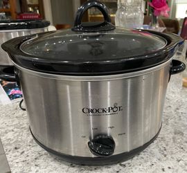 Crock-Pot Stainless Steel Slow Cooker 4 Quart