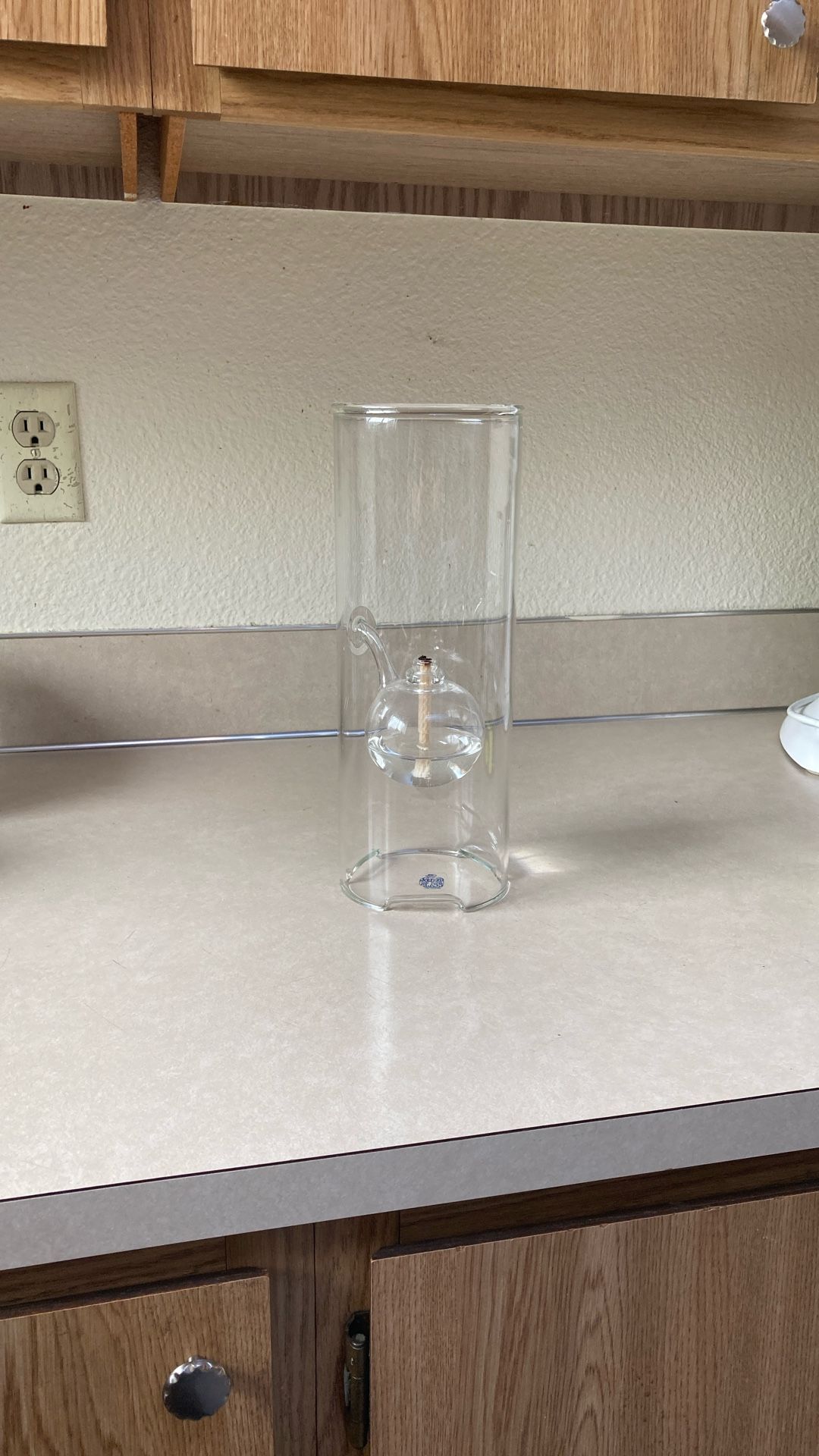 Wolford Glass Oil Lamp