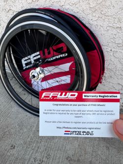 FFWD F4 Carbon/Alloy Wheelset (Track/Fixed Gear clinchers
