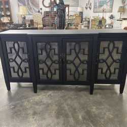 Mirrored Credenza/ Entertainment Center