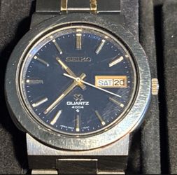Seiko 1970s Vintage Watch, 0903 Quartz Movement, Seiko SQ 4004 Original Bracelet