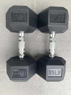 Brand new 35 lbs weights dumbells