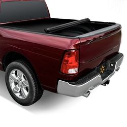 Auto Drive Soft Roll up Truck Bed Tonneau Cover Fits 2009-2023 Ram 1500 5.7FT Bed (67.4") w/o RamBox