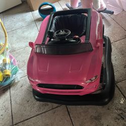 Pink Baby Walker Mustang