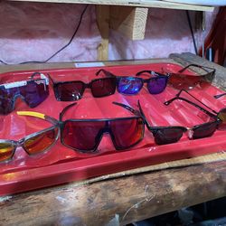 Multiple Sun Glasses, Sunglasses, Ray Bans, Oakley