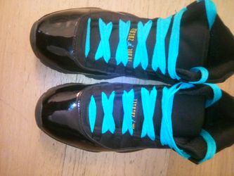 Air Jordan 11 Black Gamma Blue Sneakers