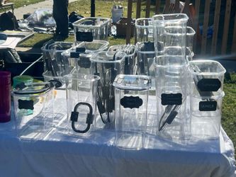 Kitchen storage containers for pantry $30