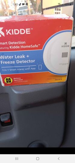 Detector de fuga de  Agua inteligente alarma de congelacion y bateria