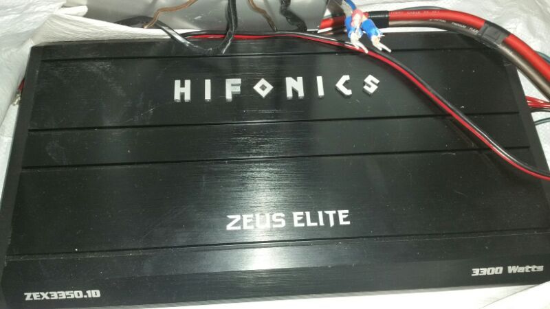 Hifonics Zeus Elite 3300w Rms 2ch Bass Amp For Sale In The Bronx Ny Offerup