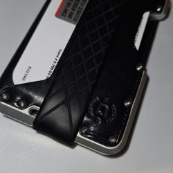 Wallet, Bi-fold, Dango, Black & Metal