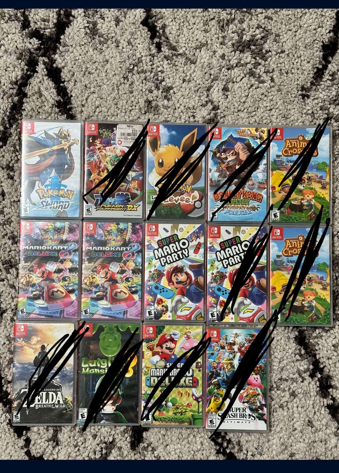 Nintendo switch game cases