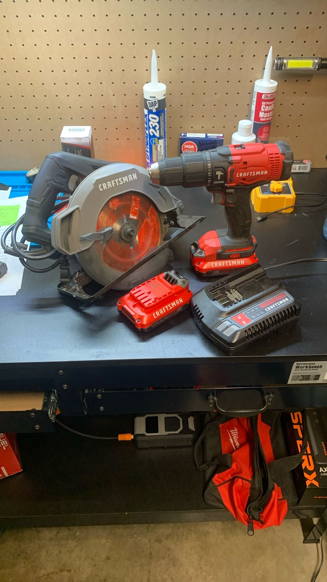 Craftsman Hammer 20v Drill And Corded Saw