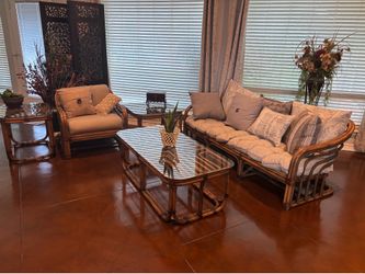 Ratan furniture set 7 pcs