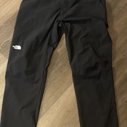 Northface Drawstring Black Pants Sz large 