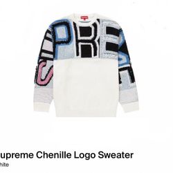 Supreme Chenille Logo Sweater