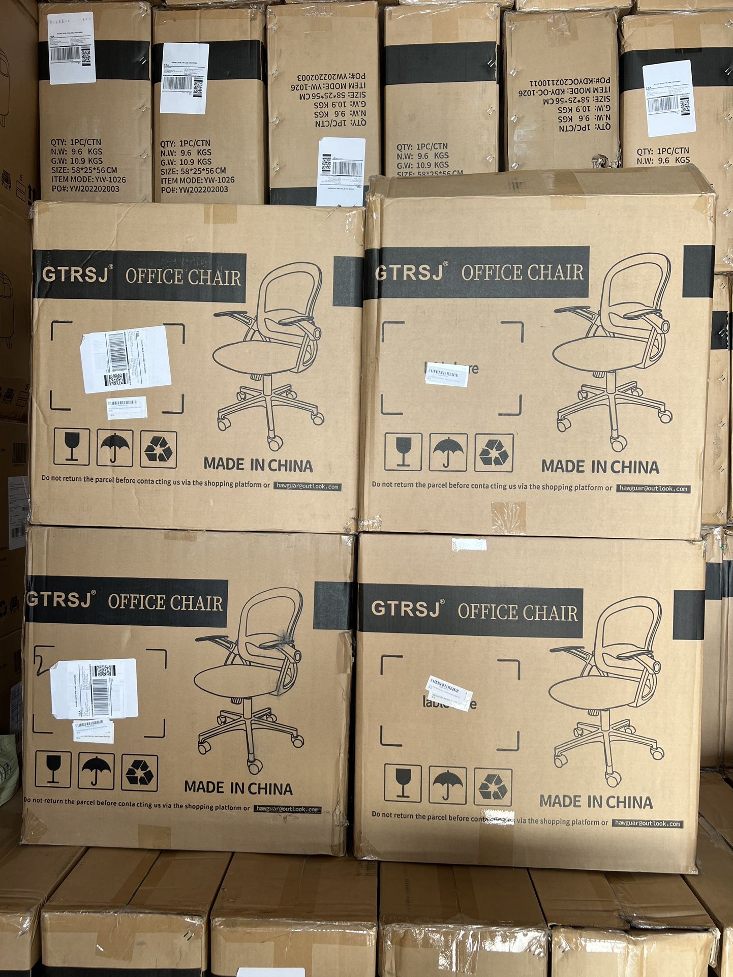 Brand new sealed in box Office Chair, Ergonomic Chair Home Office Desk Chairs, Breathable Mid-Back Comfortable Mesh Computer Chair with PU Silent Whee