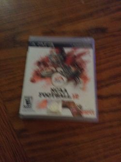 PS3. NCAA football 12