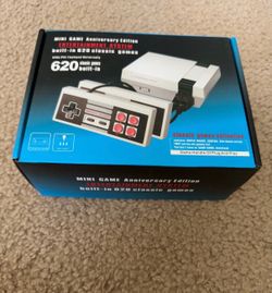 Mini Game Anniversary Edition 620 Classic Games Plug & Play Retro Console – AV Out