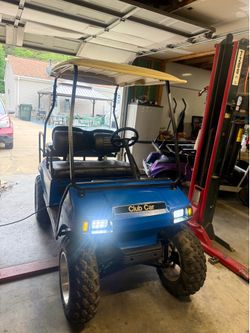 Custom Lifted Club Car Golf Cart