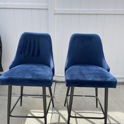 Blue Bar Stools