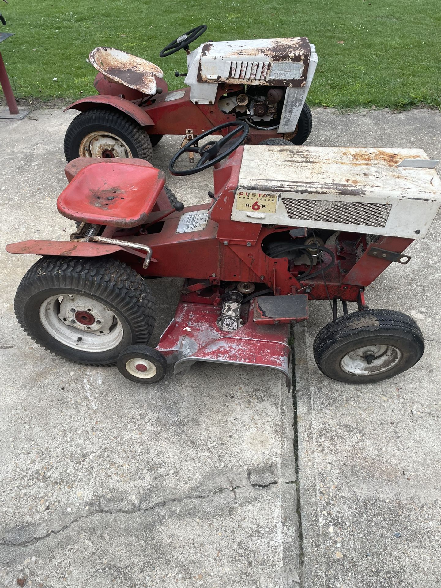 (2) Vintage Sears Craftsman Mowers