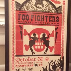 Foo Fighters Ryman Hatch print
