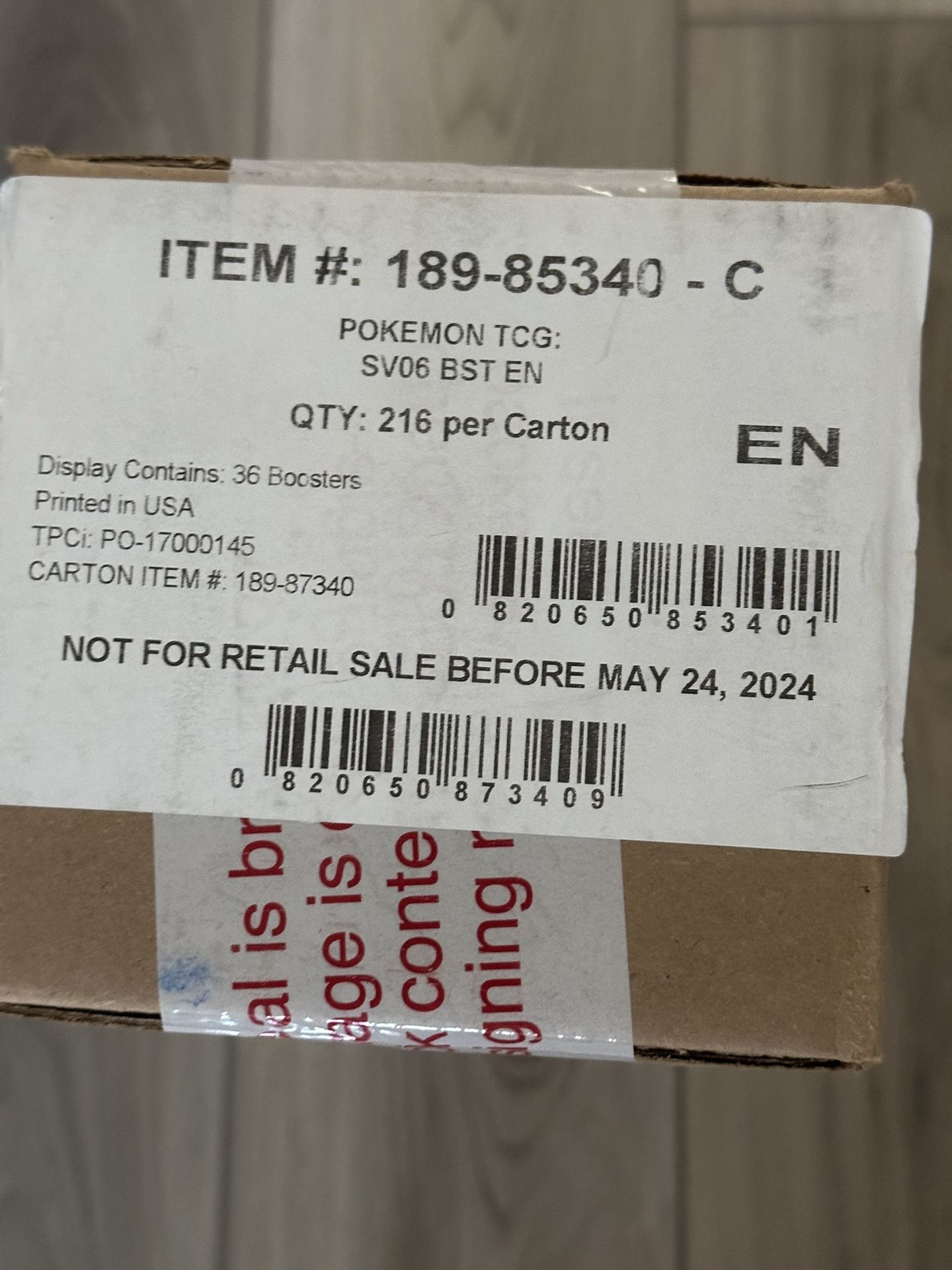 Twilight Masquerade Booster Box Case