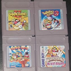 WarioLand 2, 3, Shake Dimension GBC Video Game Cartridge Gameboy Color