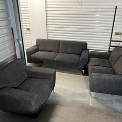 3 Piece Living Room Sofa Set