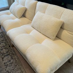 White Sofa Loveseat