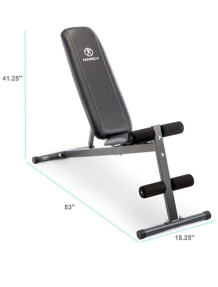 Marcy adjustable exercise weight bench