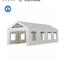 Sunjoy 30' x 12' White Outdoor Canopy Party Tent $1,350