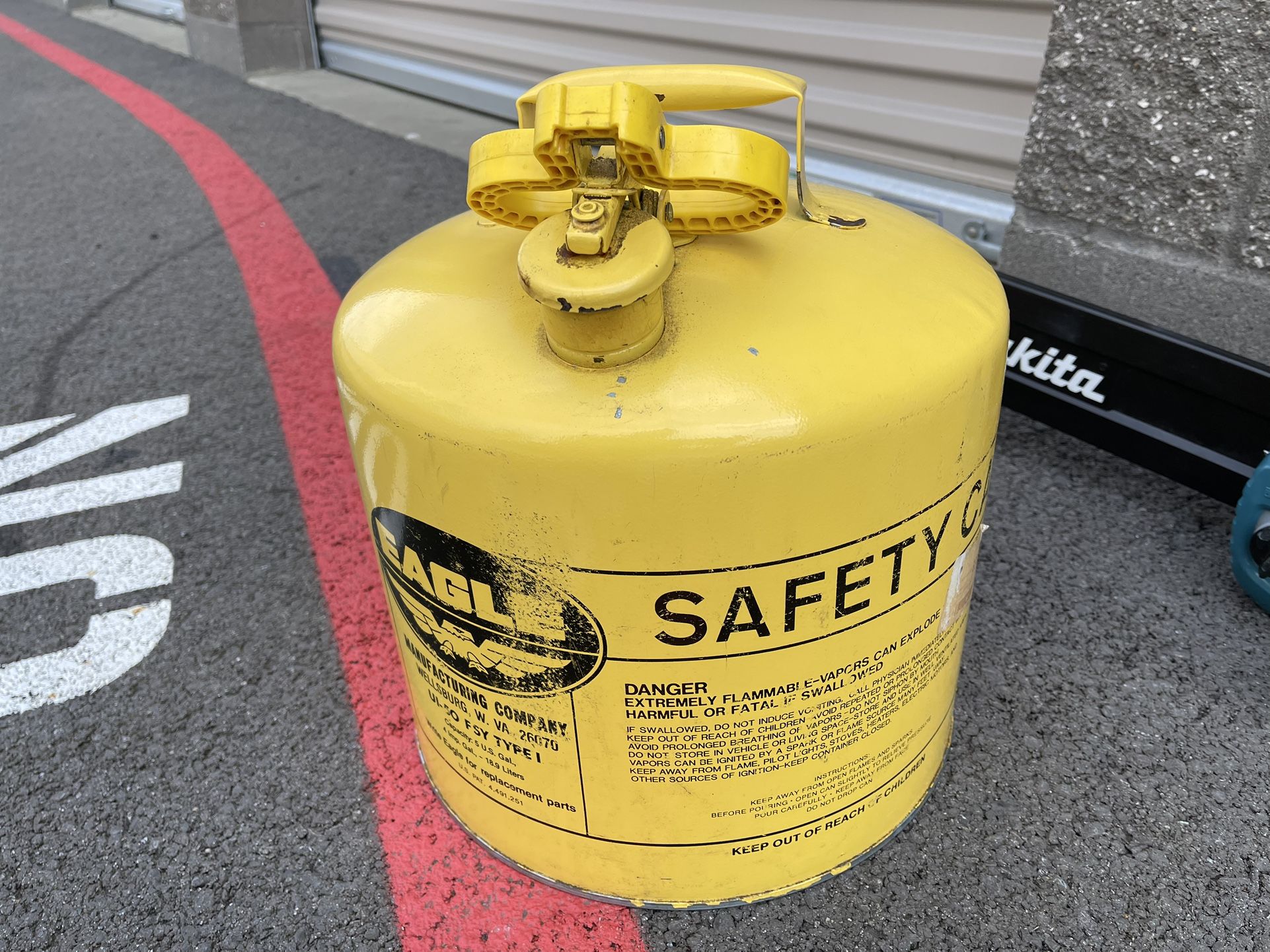 Diesel Fuel Safety Can Yellow Eagle Brand