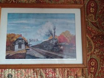 Painting (Train Station )
