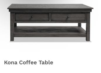 Matching Kona Fireplace & Coffee Table