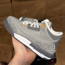 Jordan 3 Retro Cool Grey brand new with box size 6y 