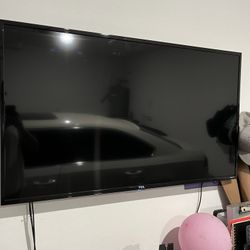 50” TCL Tv With Soundbar