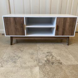 White/Brown Tv Stand