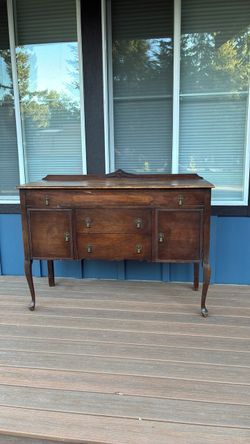 Vintage Solid Wood Buffet / Sideboard