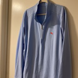 Men’s 2xl Tommy Bahama Island Zone Long Sleeve 1/2 Zip