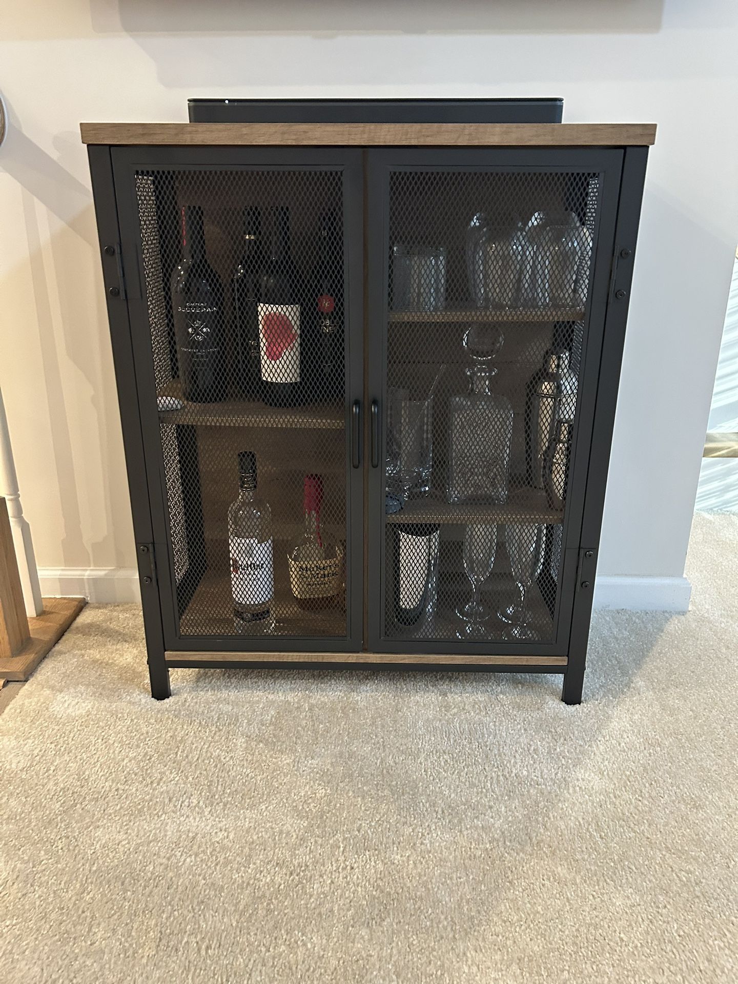 Coffee & Liquor Bar Cabinet