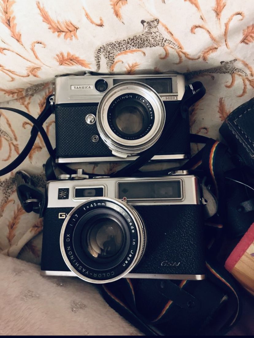 Vintage Yashica Film cameras