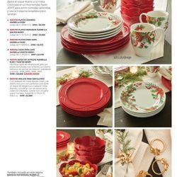 Vajilla De 16 Piezas Y Servilletas Para Mesa Princess House