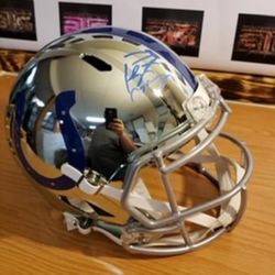 Peyton Manning Signed Colts Helmet (full Size)