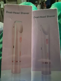 Dual head shavers