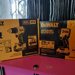 DeWalt 20v Impact And Drill Kits