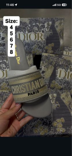 Dior slides size 7