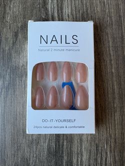 Nails women’s natural 2 minute manicure press-on nails