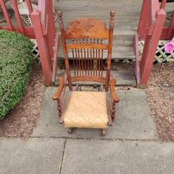 Antique Glider Rocking Chair