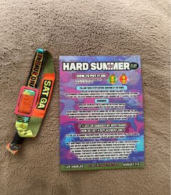 Saturday GA Hard Summer Ticket